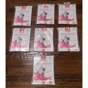 Mondor 365 Ultra Soft 40 Deniers Dance Tights Women's Size S-P Lot of 7
